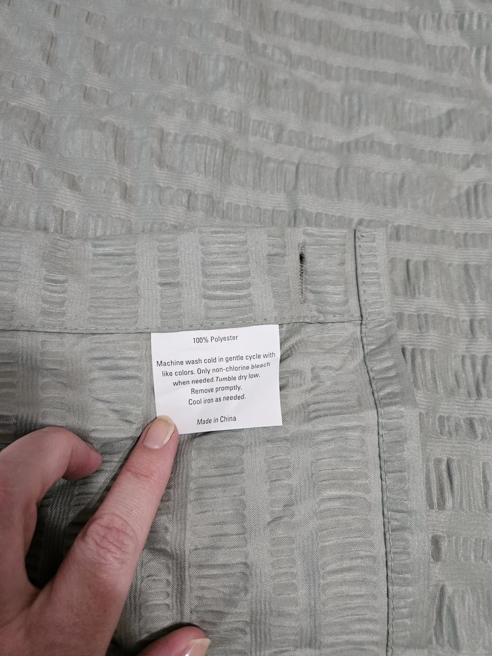 Soft Sage Shower Curtain